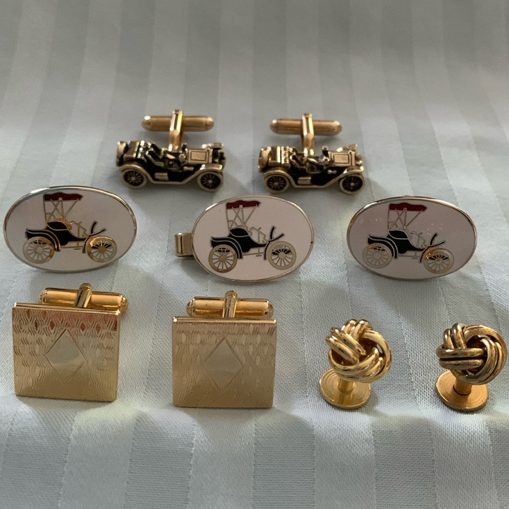 Vintage 1950’s and 1960’s Men’s Cufflinks Variety